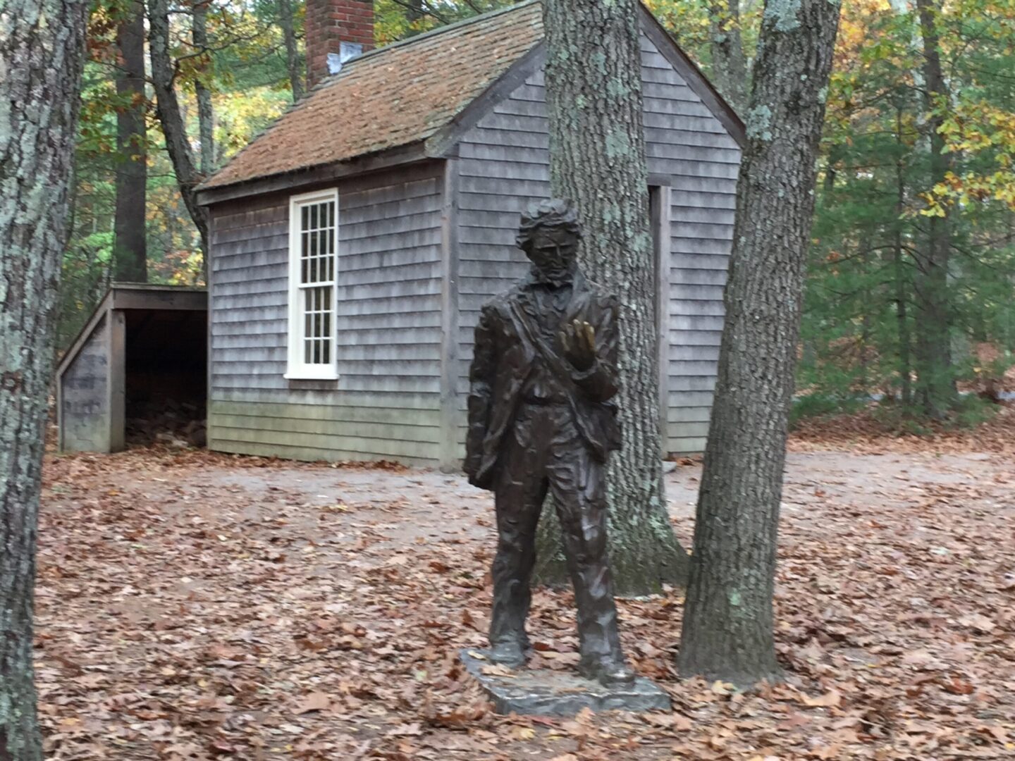 129. A Walk through Walden Woods in search of Thoreau’s Cabin.