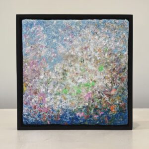 SOLD. Star Light, Star Bright, 9 x 9 x 1 inches, black floater frame